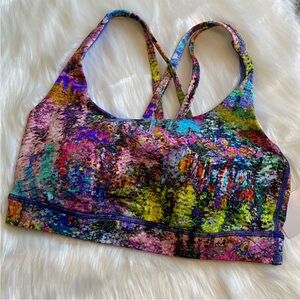 Lululemon Energy Bra NWT Electric Jungle Monet (ECJM) Seawheeze 2019 Size 6 RARE